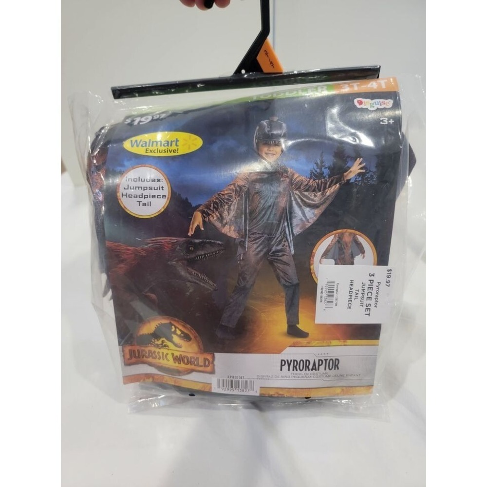 3T 4T Disguise Jurassic World Pyroraptor Exclusive Classic Boy Halloween Costume